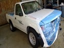 98 TOYOTA TACOMA, WHITE, STD CAB, 2.4L, AT, 2WD.   Z26468